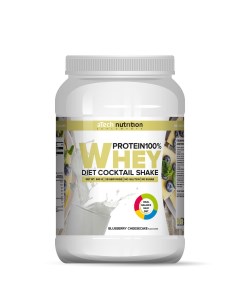 Протеин Whey Protein 100 840 гр черничный чизкейк Atech nutrition