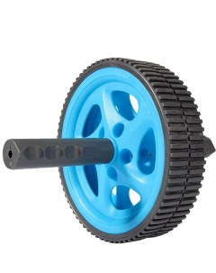 Ролик для пресса двойной Exercise Wheel black blue Liveup