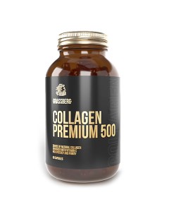 Коллаген Collagen Premium 500mg Vit C 40 mg 60капс Grassberg