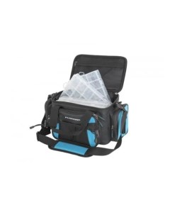 Рыболовная сумка Lure с 4 коробками 41x25x20 см blue black Flagman
