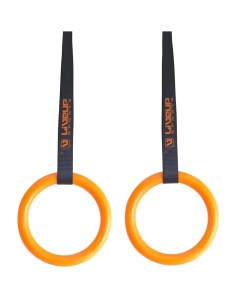 Кольца гимнастические LS3675 оранжевые Liveup