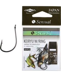 Рыболовные крючки Sensual Keiryu W Ring 8 10 шт Mikado