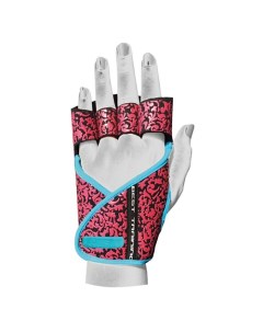 Перчатки для фитнеса и атлетики Lady Motivation Glove черный розовый бирюзовый XS Chiba