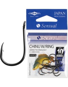 Рыболовные крючки Sensual Chinu W Ring 10 10 шт Mikado