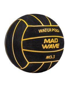 Мяч для водного поло WP Official Black 3 Mad wave
