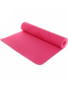 Коврик для йоги Мандала 183x61x06 см tpe розовый Sportage