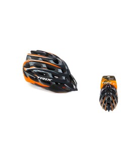 Шлем вело кросс кантри 35 отверстий регулировка обхвата L 59 60см In Mold оранжево че Trix