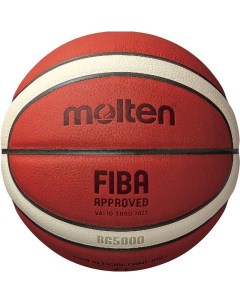 Баскетбольный мяч BG5000 6 коричневый бежево черный Molten