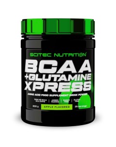 Комплекс аминокислот BCAA Glutamine Xpress 300 г яблоко Scitec nutrition