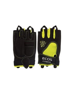 Перчатки для фитнеса женские цвет желто черные размер L модель SB 16 1728 Ecos