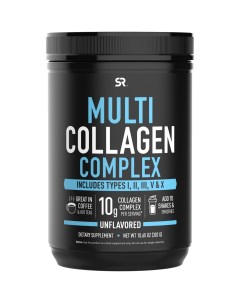Multi Collagen Complex Unflavored 302 г типы коллагена 1 2 3 5 и 10 Sports research