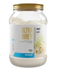 Сывороточный протеин Ultra Whey 750 гр Фисташка белый шоколад Maxler