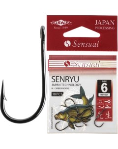 Рыболовные крючки Sensual Senryu 6 10 шт Mikado