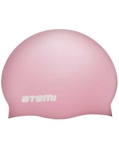 Шапочка для плавания детская до 56 см розовая силикон SC305 Atemi