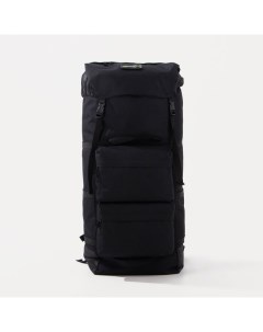 Рюкзак туристический 100 л отдел на стяжке 4 наружных кармана цвет чёрный Huntsman