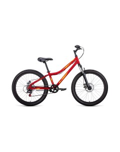 Подростковый велосипед Iris 24 2 0 D год 2022 цвет Красный Желтый Forward