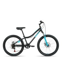 Подростковый велосипед MTB HT 24 2 0 D 2022 рост 12 Серебристый Голубой Altair