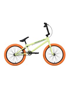 Велосипед Madness BMX 5 2023 9 оливковый зеленый оранжевый Stark