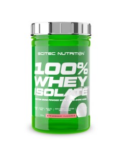 Протеин 100 Whey Isolate 700 г клубника Scitec nutrition
