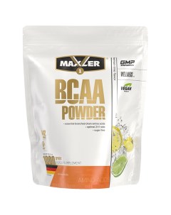 BCAA Powder Sugar Free 1000 г lemon lime Maxler