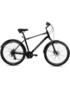 Комфортный велосипед Weekend Disc год 2023 цвет Черный Серебристый ростовка 16 Aspect