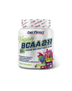 Vegan Instantized Powder 2 1 1 BCAA 200 г лесные ягоды Be first