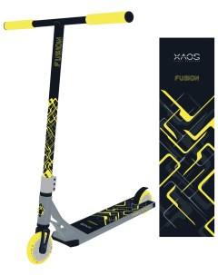 Самокат трюковый Fusion Yellow 120 мм Xaos