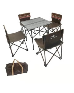 Раскладной туристический стол и 4 стула MIMIR 4B1 Mimir outdoor