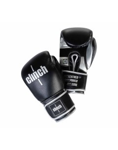 Перчатки боксёрские Punch 2 0 чёрно серебристые 10 унций 1 пара Clinch