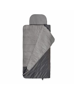Спальный мешок спальный туристический легкий серый правый Пелигрин