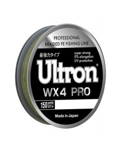 Плетеный шнур WX4 Pro 0 15 мм 10 0 кг 137м хаки Ultron