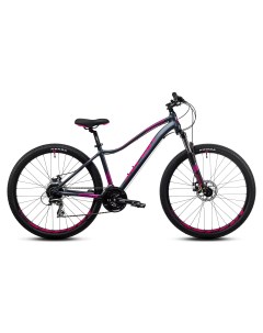 Велосипед Alma 2022 14 5 черно розовый Aspect