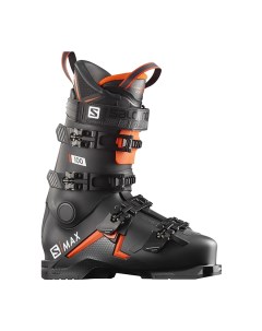 Горнолыжные ботинки S Max 100 2020 black orange white 28 5 Salomon
