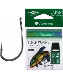 Рыболовные крючки Sensual Tench W Ring 14 10 шт Mikado