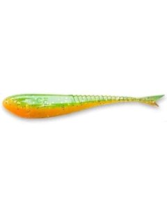 Силиконовая приманка Glider 5 120 мм 5d Orange Chart Кальмар 6 шт Crazy fish