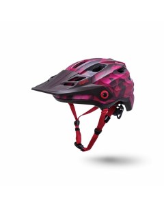Шлем велосипедный MAYA 3 0 12 отв камуф мат красн бордов L XL 60 63см LDL CF Kali