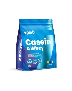 Казеин и сывороточный протеин Casein Whey Ваниль 500г Vplab