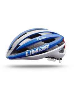 Велосипедный шлем Air Pro gazprom white blue L Limar