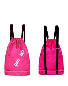 Водонепроницаемый пляжный рюкзак 20 л Цвет Розовый Nobrand