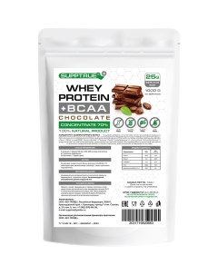 Концентрат Whey Protein Concentrate WPC 70 BCAA Chocolate 1000g Supptrue