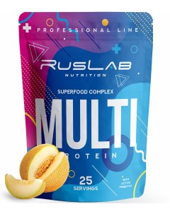 Комплексный протеин Multi Protein 800гр вкус спелая дыня Ruslabnutrition
