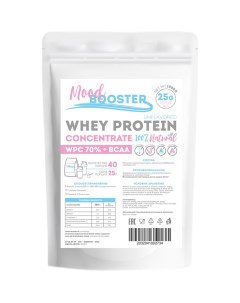 Концентрат Whey Protein Concentrate WPC 70 BCAA 1000g Mood booster