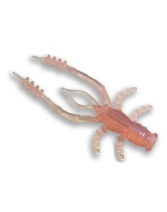 Силиконовая приманка Crayfish 1 8 4 5 см 44 Pink Wakasagi Кальмар 8 шт Crazy fish