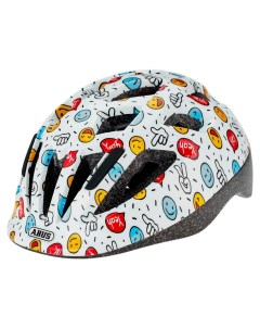 Велосипедный шлем Smooty 2 0 white smiley S Abus