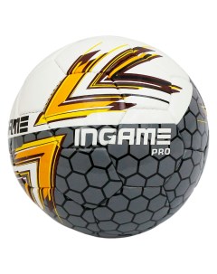 Мяч футбольный PRO 5 желто черный IFB 115 Ingame