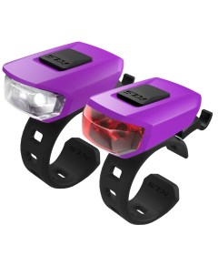 Комплект велосипедных фонарей Vega фиолетовый Kellys