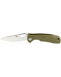 Нож Leaf D2 M с зеленой рукоятью HB1388 Honey badger