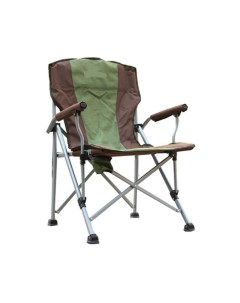 Кресло складное туристическое ProfiCam КС 125 до 150 кг подстаканник в чехле зелёный Velton