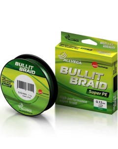 Шнур плетёный Bullit Braid 270 м тёмно зелёный 7 1 кг Allvega