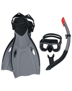 Набор для плавания Inspira Pro Snorkel Set S M маска трубка ласты 25044 Bestway